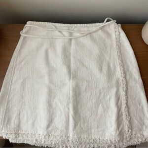 Billabong Cream Mini Wrap Skirt Casual